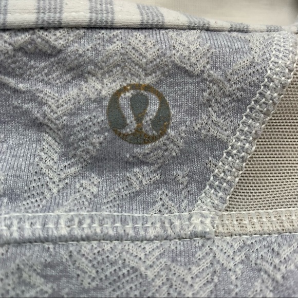 Lululemon Flow Y Grey with checkered straps Sports bra - Picture 6 of 9